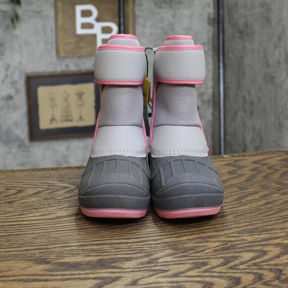 NWT Cat & Jack Toddler Girls Lenny Winter Boots AEX55 8T Gray - Picture 4 of 7